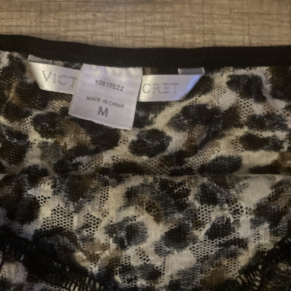 Vintage Victoria's Secret Slip Dress Lingerie Leopard Y2K Size M Bella Swan - Picture 6 of 7